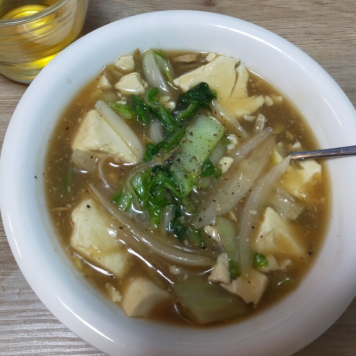 白菜と豆腐で！簡単とろとろ豆腐